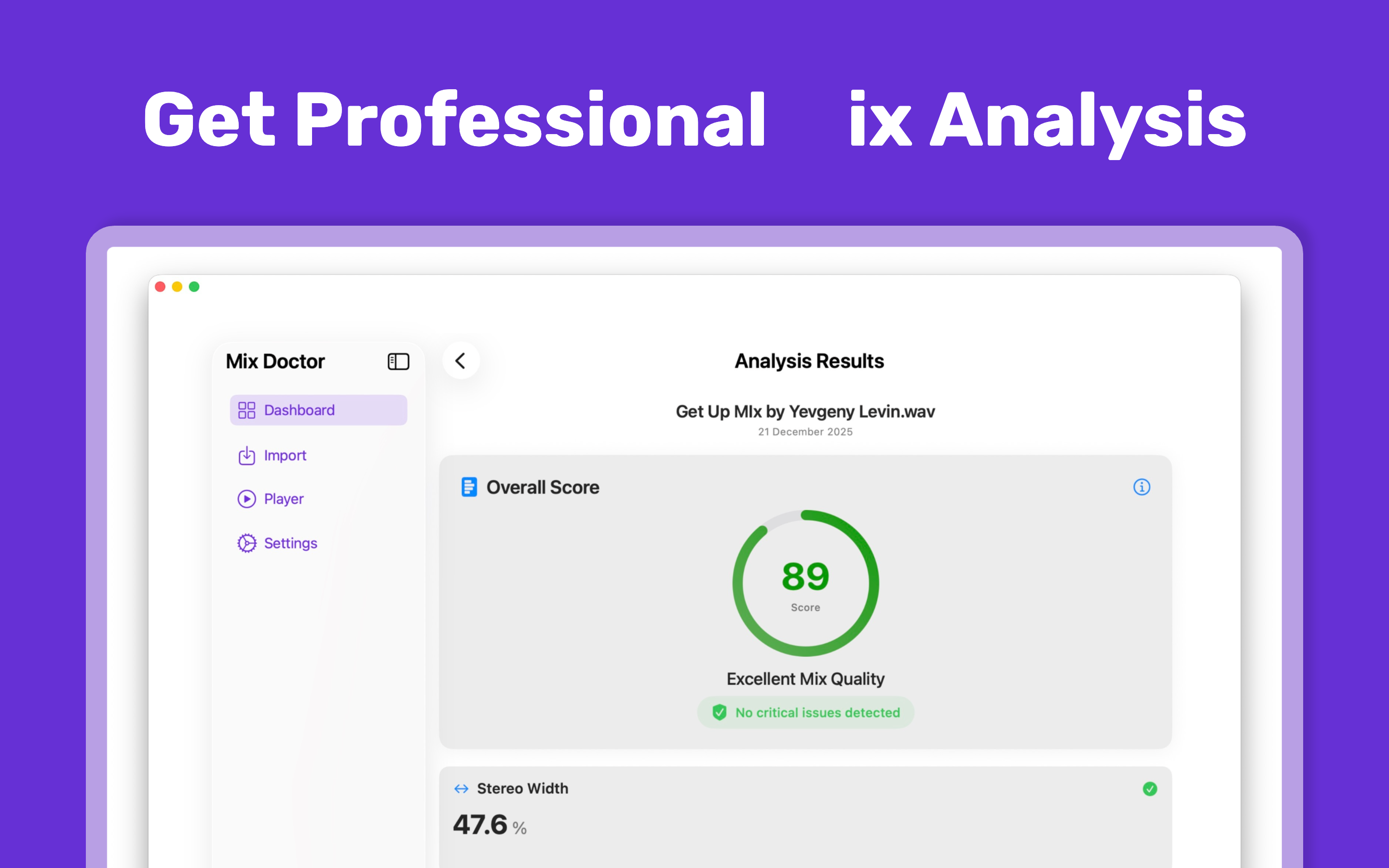 Analysis Results - Mac