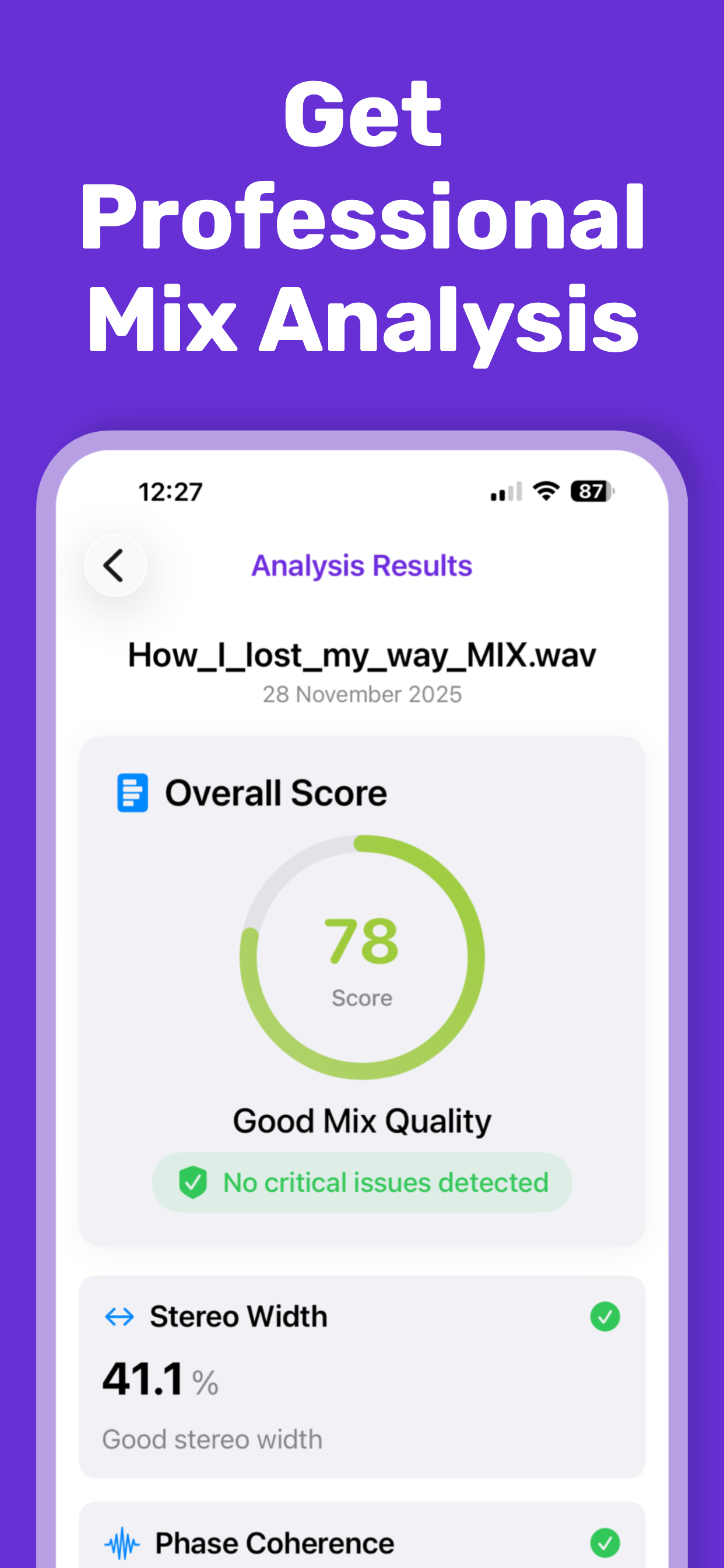 Analysis Results - iOS